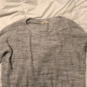Grey hollister sweater